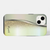 Trendig Cooler Glitter iPhone Hülle (Rückseite (Horizontal))