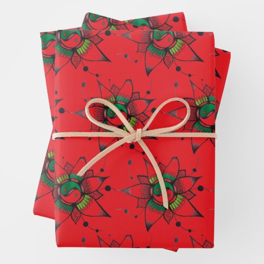 Trendig Einzigartig Geschenkpapier Set (Beispiel)