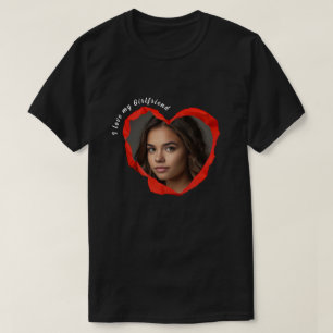 Trendig Ich Liebe Meine Freundin Rotes Herz Benutz T-Shirt