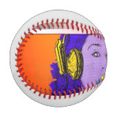 Trendig und bunt baseball (Vorderseite Links)