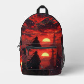 Trendig zurück zur Schule - Stilvoll und dauerhaft Bedruckter Rucksack (Vorderseite)