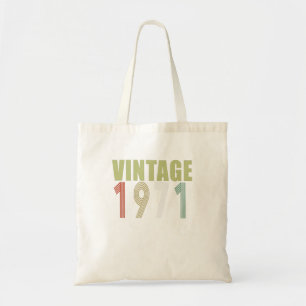 Trendige 50. Geburtstag Retro 1971 Tragetasche