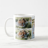 Trendige 5-Foto-Collage Daddy Kaffeetasse (Links)