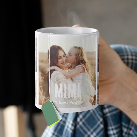 Trendige 5-Foto-Collage Mimi Kaffeetasse