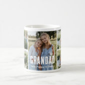 Trendige 5-Foto-Collage Opa Kaffeetasse (Mittel)