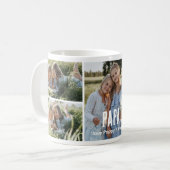 Trendige 5-Foto-Collage Papa Kaffeetasse (Vorderseite Links)