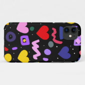 Trendige 80er Muster-Schürze Case-Mate iPhone Hülle (Rückseite (Horizontal))