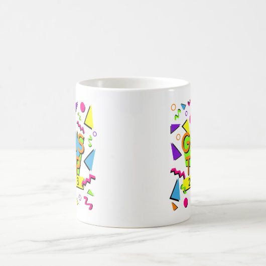 Trendige 90er Jahre Style Girl's Trip 2023 Anpassb Kaffeetasse (Mittel)