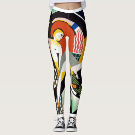 Trendige Abstrakte Moderne Kunst Yoga Pants Leggings