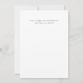 Trendige Abstrakte Rainbow-Lila Hochzeit (Rückseite)