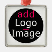 Trendige Berufliche Business Custom Festive Ornament Aus Metall (Vorne)