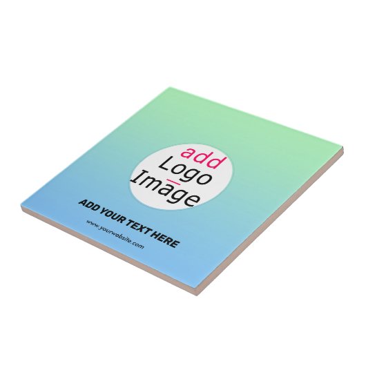 Trendige Berufliche Business-Gradient Fliese (Seite)