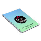 Trendige Berufliche Business-Gradient Notizblock (Rechte Seite)