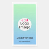 Trendige Berufliche Business-Gradient Serviette (Vorderseite)