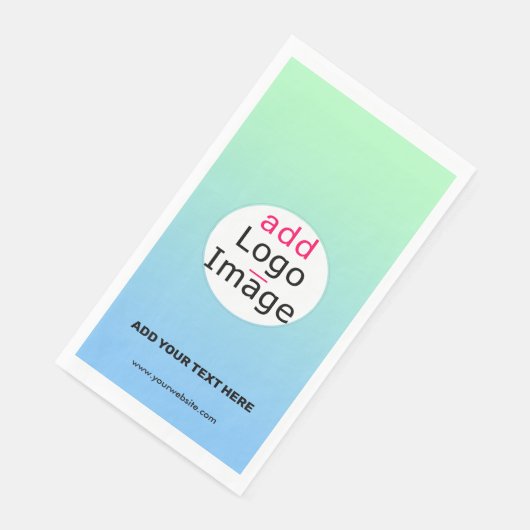 Trendige Berufliche Business-Gradient Serviette (Ecke)