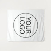 Trendige Berufliche Logo-Business für Unternehmen Wandteppich (Vorderseite (Horizontal))