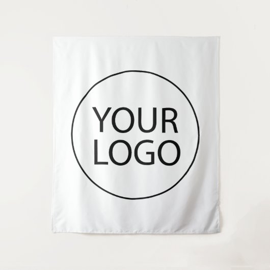 Trendige Berufliche Logo-Business für Unternehmen Wandteppich (Vorderseite)