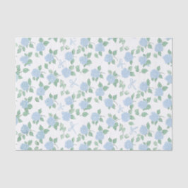 Trendige Blaue Hortensie Seidenpapier