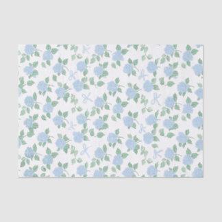 Trendige Blaue Hortensie Seidenpapier