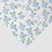 Trendige Blaue Hortensie  Seidenpapier (Ausschnitt)