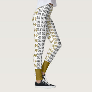 Trendige Blume Gras Capri Leggings