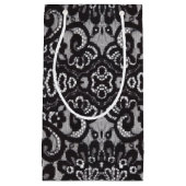 trendige böhmische, mädchenhafte Pariser Schwarze  Kleine Geschenktüte (Vorderseite)