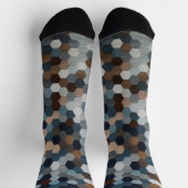 Trendige bunte gemusterte Socken (Oben)