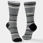Trendige bunte gemusterte Socken (Gewinkelt)