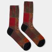 Trendige bunte gemusterte Socken (Rechts)