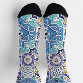 Trendige bunte gemusterte Socken (Oben)