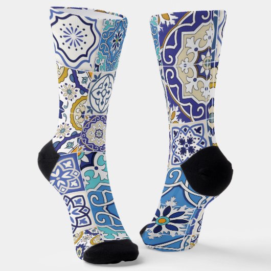 Trendige bunte gemusterte Socken (Gewinkelt)