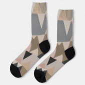 Trendige bunte gemusterte Socken (Linkes Detail)