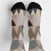 Trendige bunte gemusterte Socken (Oben)