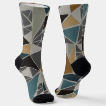 Trendige bunte gemusterte Socken