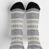 Trendige bunte gemusterte Socken (Oben)