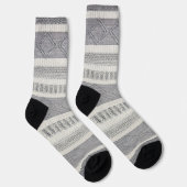 Trendige bunte gemusterte Socken (Rechts)
