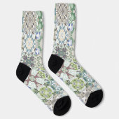 Trendige bunte gemusterte Socken (Rechts)