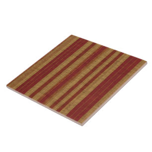 Trendige Burgund Gold Luxus Leinen Kollektion Fliese