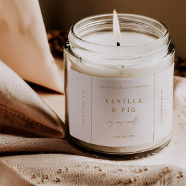 Trendige Candle-Produkt-Etikettenaufkleber Busines Rechteckiger Aufkleber