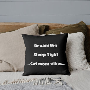 Trendige Cat Mama Funny Zitat Niedlich Cool Modern Kissen