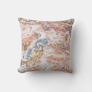 Trendige coole Ombre-Marmorsteinstruktur Kissen
