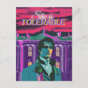 Trendige Cyberpunk Sie ist erträglich Mr Darcy Postkarte