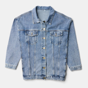 Trendige Denim Jeansjacke Damen