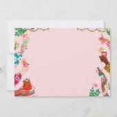 Trendige Doodle Gratulation zur Abschlussfoto Dank Einladung (Rückseite)