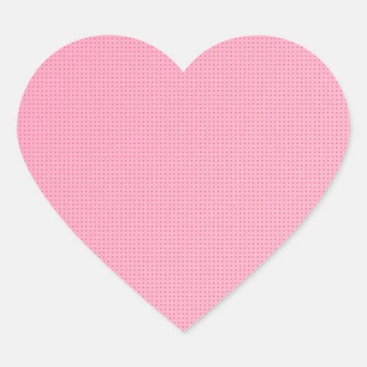 Trendige elegante Blush Pink-Vorlage mit benutzerd Herz-Aufkleber (Vorderseite)