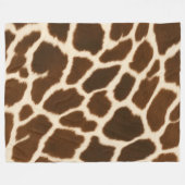 Trendige Elegante Kuh Imitate Leather Collection Fleecedecke (Vorderseite (Horizontal))