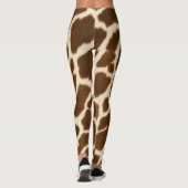 Trendige Elegante Kuh Imitate Leather Collection Leggings (Rückseite)