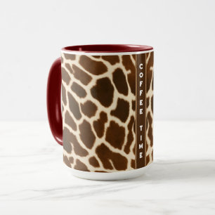 Trendige Elegante Kuh Imitate Leather Collection Tasse