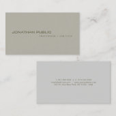 Trendige Elegante saubere Berufliche Vorlage Moder Visitenkarte (Vorne/Hinten)