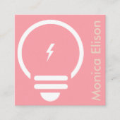 trendige elektrische Visitenkarte (Vorderseite)